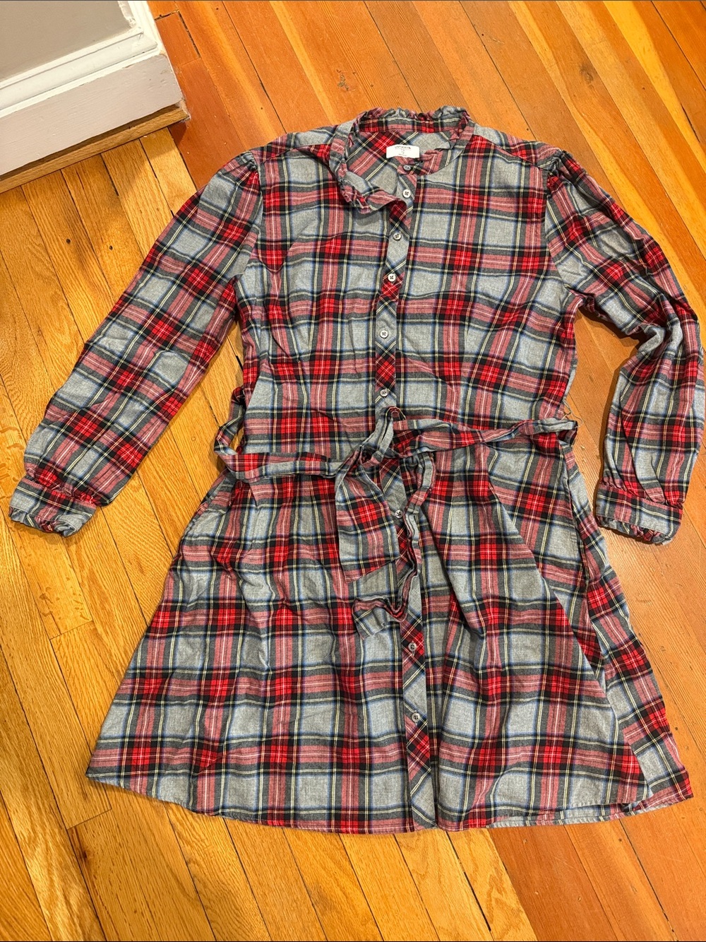 UNTUCKit Women's Plaid Button-Down Dress